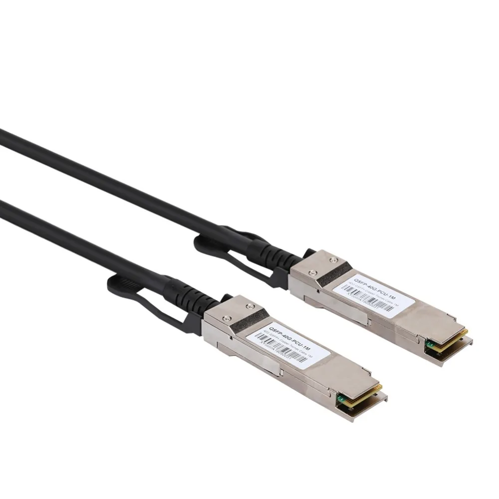 QSFP + 40G Đắc Cáp SFP-8PX 30AWG/28AWG QSFP + Đồng Tốc Độ Cao Máy Chủ Cáp Dữ Liệu Tương Thích với H3C Cisco Huawei