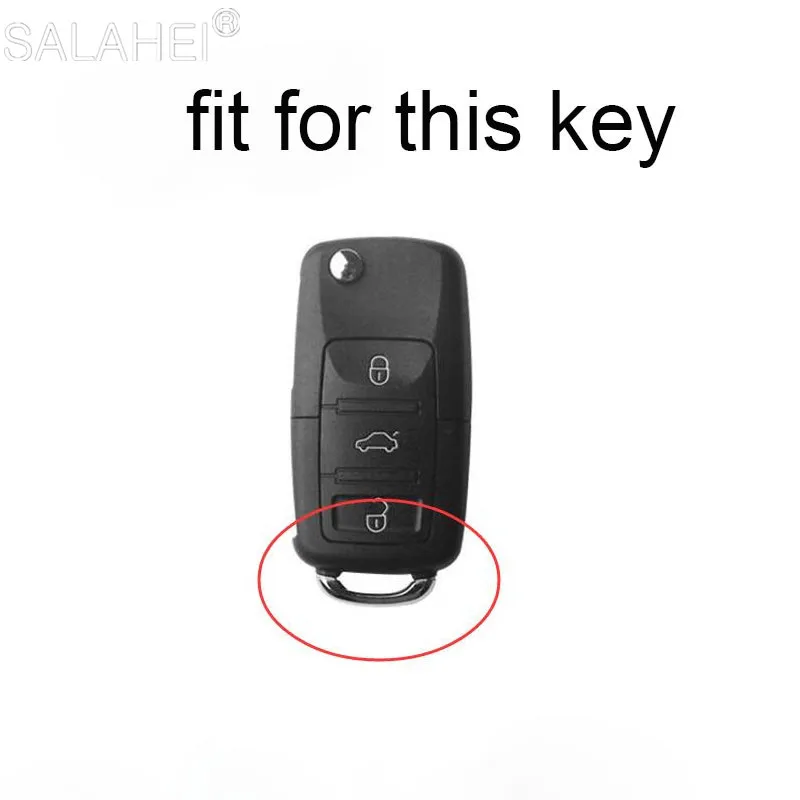 TPU Carbon Fiber Car Key Csae Cover  For VW Polo Golf Passat for Skoda Octavia A5 Bora Jetta Seat Ibiza Leon Accessories