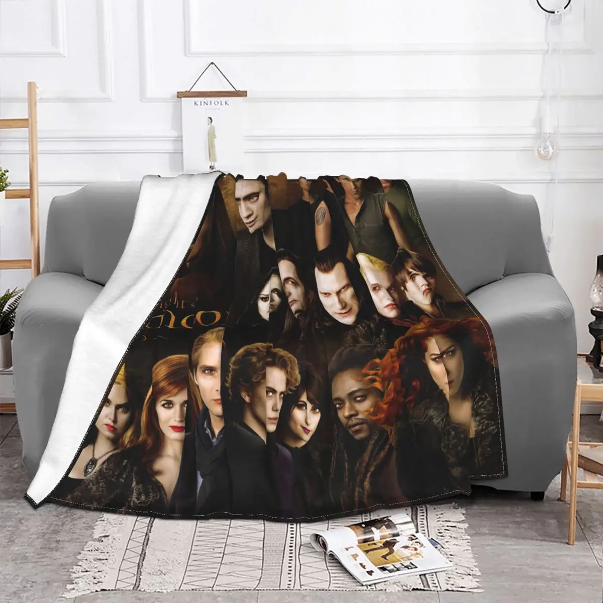 Edward Bella Jacob Black Blankets Coral Fleece Plush The Twilight Saga Breaking Dawn Throw Blankets for Bedroom Sofa Bedspread