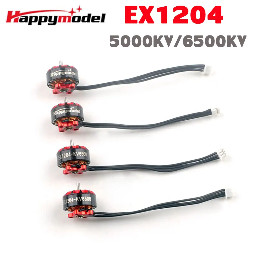 Happymodel EX1204 1204 5000KV 6500KV 2-4S Brushless Motor for RC FPV Racing Freestyle 3Inch Toothpick Cinewhoop Drones