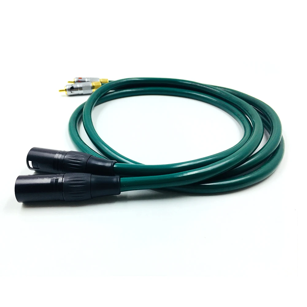 

Hifi 2RCA Male to 2XLR Male Audio Cable Hi-end FA-220 OCC XLR Male to Dual RCA Male Audio Wire