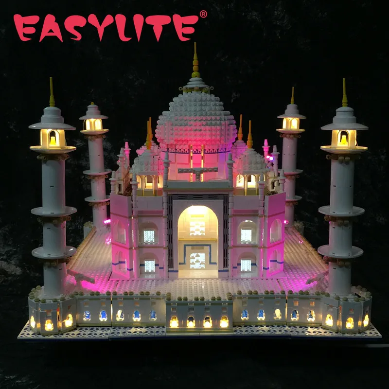 

EASYLITE LED Light Set For 10189 Creator Taj Mahal Compatible With 10256/17001/17008 DIY Toys Blocks Bricks Only Lighting Kit