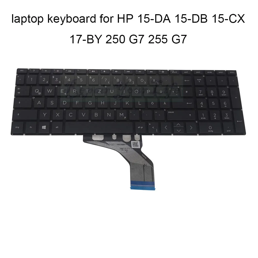 SV GR backlight Keyboard for HP pavilion 15-DA 17-BY 250 255 G7 TPN-C135 TPN-C136 laptop keyboard Croatian German QWERTY HPM17K5