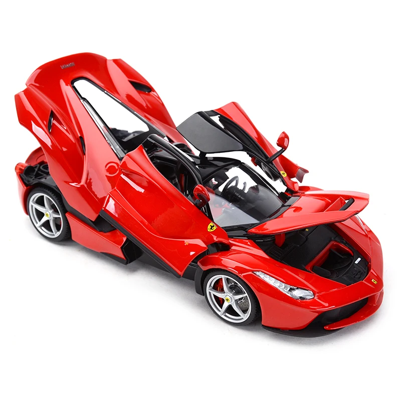 Bburago 1:18 Ferrari Laferrari versión refinada coche deportivo simulación estática vehículos fundidos a presión modelo coleccionable juguetes de coche