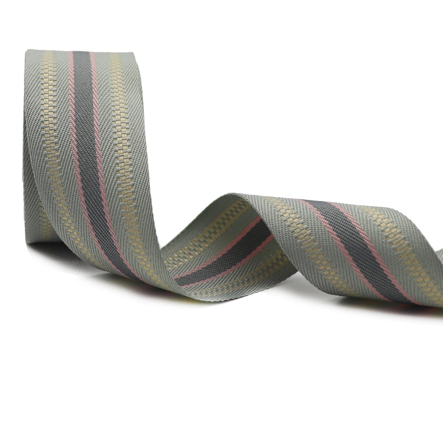 10 Yards 16MM/25MM/38MM Gestreiftes Farbkollisionsband für Haarschleifen, DIY-Bastelarbeiten, handgemachte Accessoires M19081903 – Detail 12