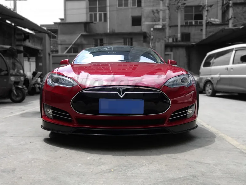 

Car Accessories Carbon Fiber RZ R-Zentric Style Front Lip Fit For 2012-2015 Model S Front Diffuser Lip