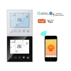 AC95 ~ 250V WiFi Thermostat Smart Temperatur Controller für Wasser Elektrische Gas Kessel Boden Heizung Thermostat arbeit mit Tuya