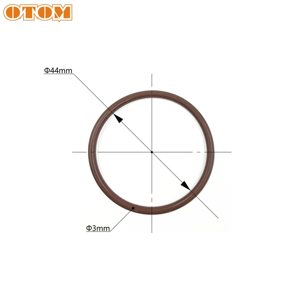 OTOM Pack of 10 Universal Motorcycle Exhaust Manifold Gasket Seal For KTM EXC HUSQVARNA Gas Gas Sherco Beta O-ring Exhaust Pipe