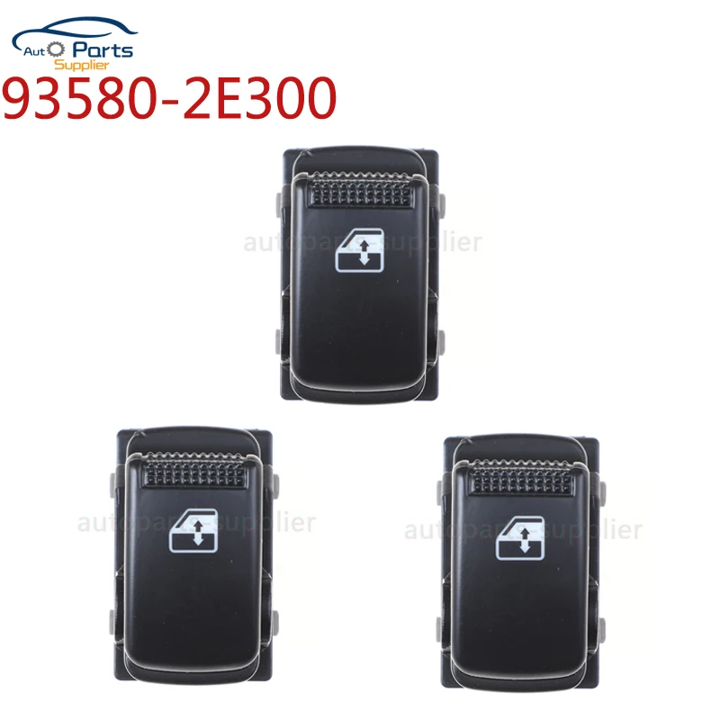 3 Pcs/Lot Window Lifter Switch 93580-2E300 935802E300 For Hyundai Tucson Rear Left / Rear Right / Front Right