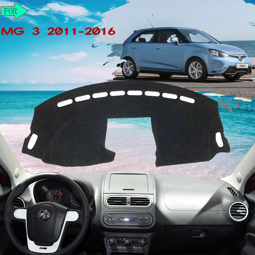 

Car Dashboard Mat Dash Board Cover Sun Shade Carpet Mat for MG 3 2011 2012 2013 2014 2015 2016 Interior Car Accessories Goods