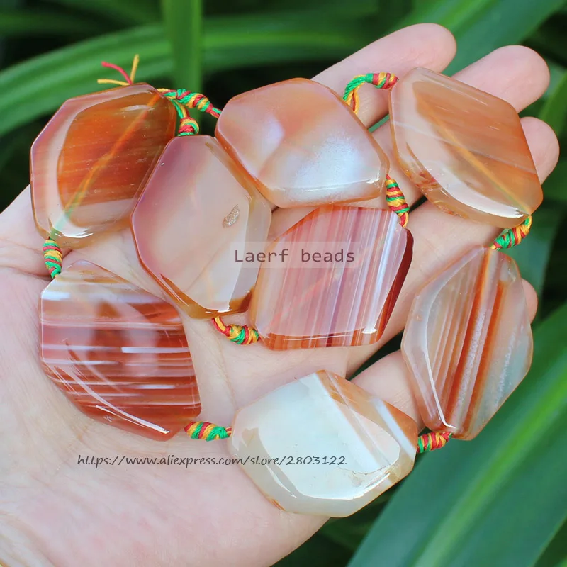 Natural Stripe Agate Nugget Oval Beads ,Many Color ,Gem For DIY Jewelry Making !We provide mixed wholesale for all items!