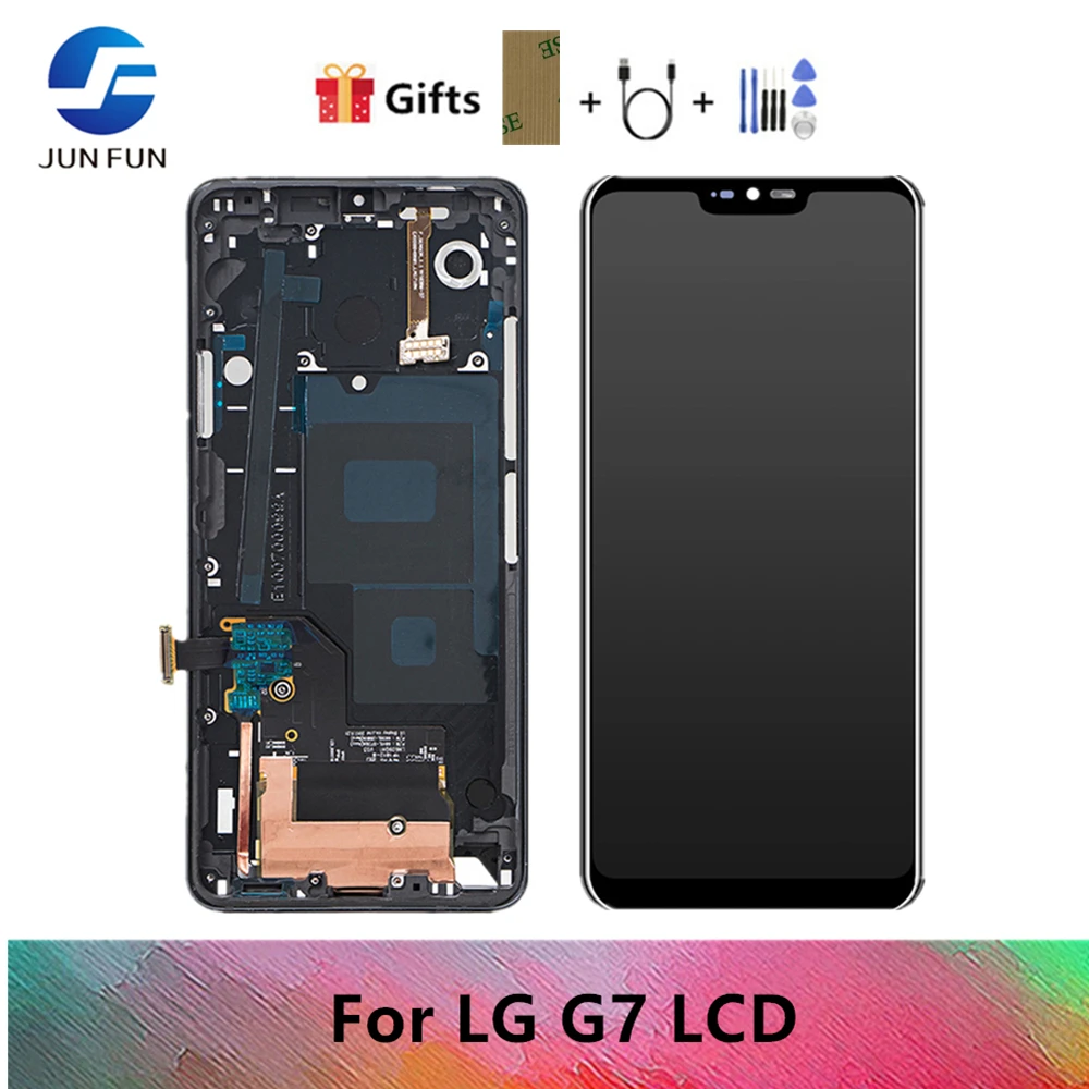 

Для LG G7 G710EM G710PM G710VMP G710TM G710N G710VM ЖК-дисплей для LG G7 ThinQ G710