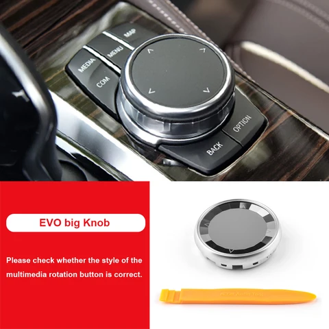 Автомобильная мультимедийная кнопка Idrive, накладка на рамку для BMW F36 F10 F20 F30 F34 F40 X1 X3 F25 G01 G30 G20 X5 G05 F15 E70 F32 F48