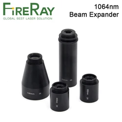 FireRay 1064nm 355nm 405nm 532nm Laser Beam Expander 2X-12X Galvanometer Laser Marking Lenses Optics Beam Expander