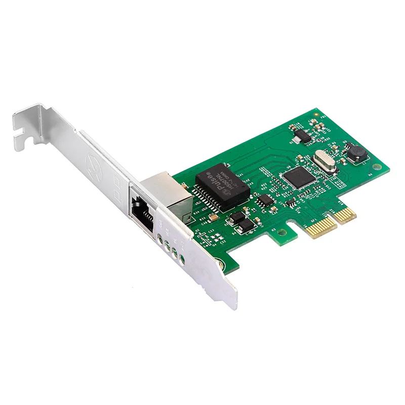 PCI Express Network Controller Card Intel 82574 10/100/1000M RJ-45 Diskless LAN Adapter Converter