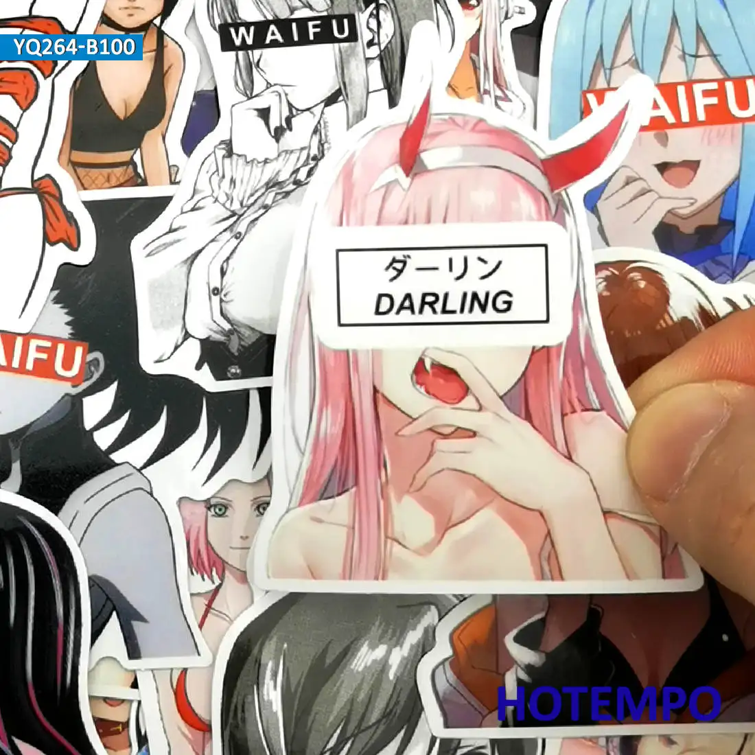 20/30/50/100 peças, Otaku WAIFU, Beleza Biquini Bunny, Anime Sexy Girl Stickers, para motocicleta, carro, bicicleta, bagagem, telefone, skate, guitarra, scrapbook, capacete, Adesivo para laptop