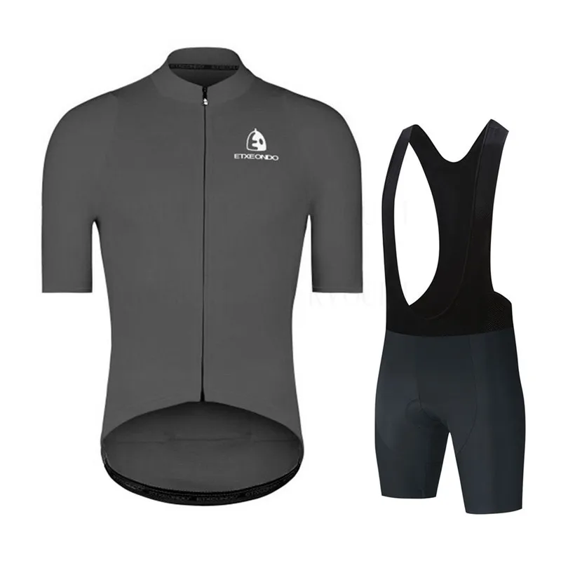 Etxeondo týmový cyklistika šatstvo muži cyklistika sada jízdní kolo šatstvo prodyšné anti-uv bicykl wear/short rukáv cyklistika dres nastaví