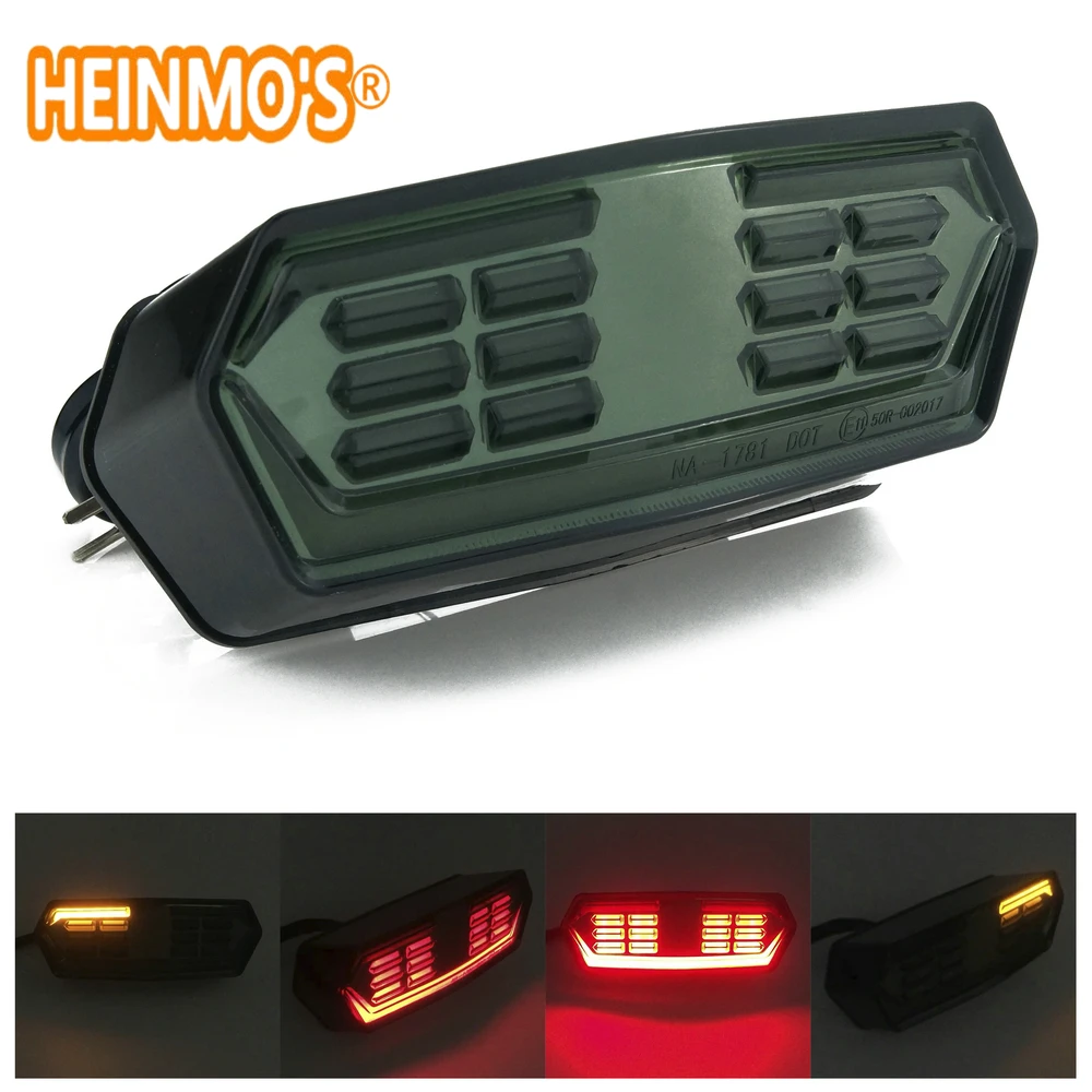 

For MSX125 MXS 125 CBR650F CTX700 CTX700N Motorcycle LED Rear Tail Brake Stop Turn Signals Lamp Light Blinker Signal Moto