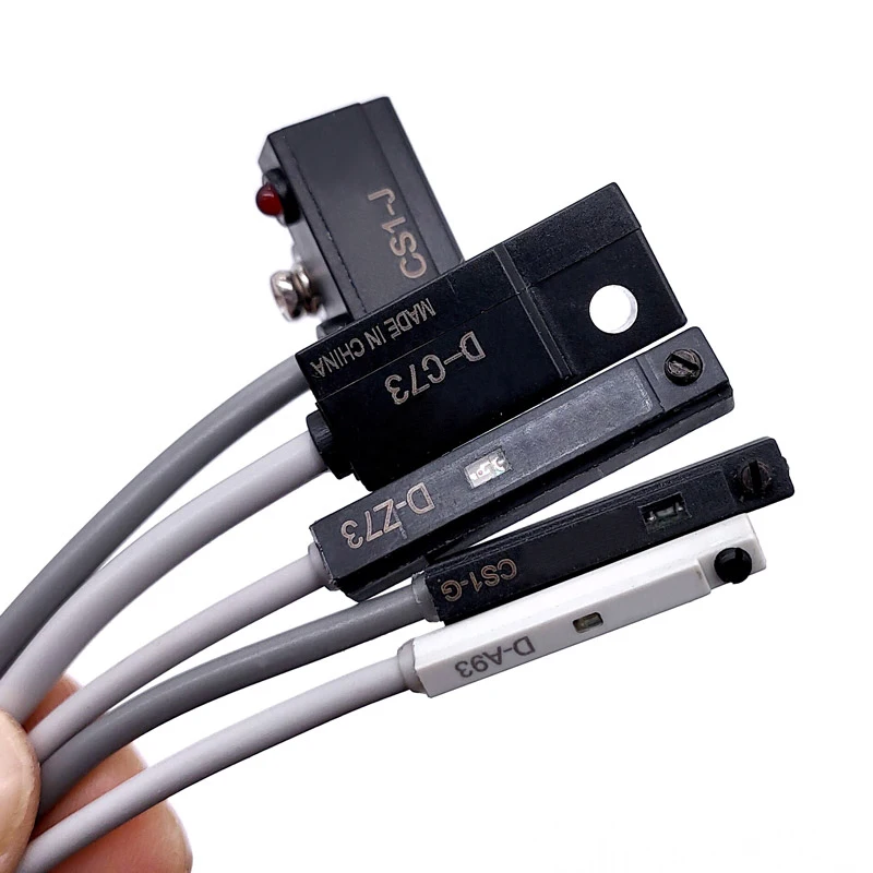 5PCS D-Z73 for Air Pneumatic Cylinder Magnetic Reed Switch proximity sensor DC/AC 5V-120V