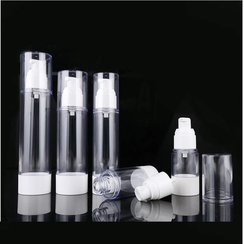 15ml  airless vacuum pump lotion bottle for lotion emulsion serum sunscreen liquid foundation whitening essence skin packing