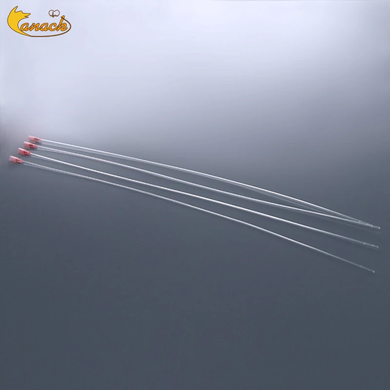 Canack Animal Veterinary PVC Dog Catheter 2.6mm side open 10pcs