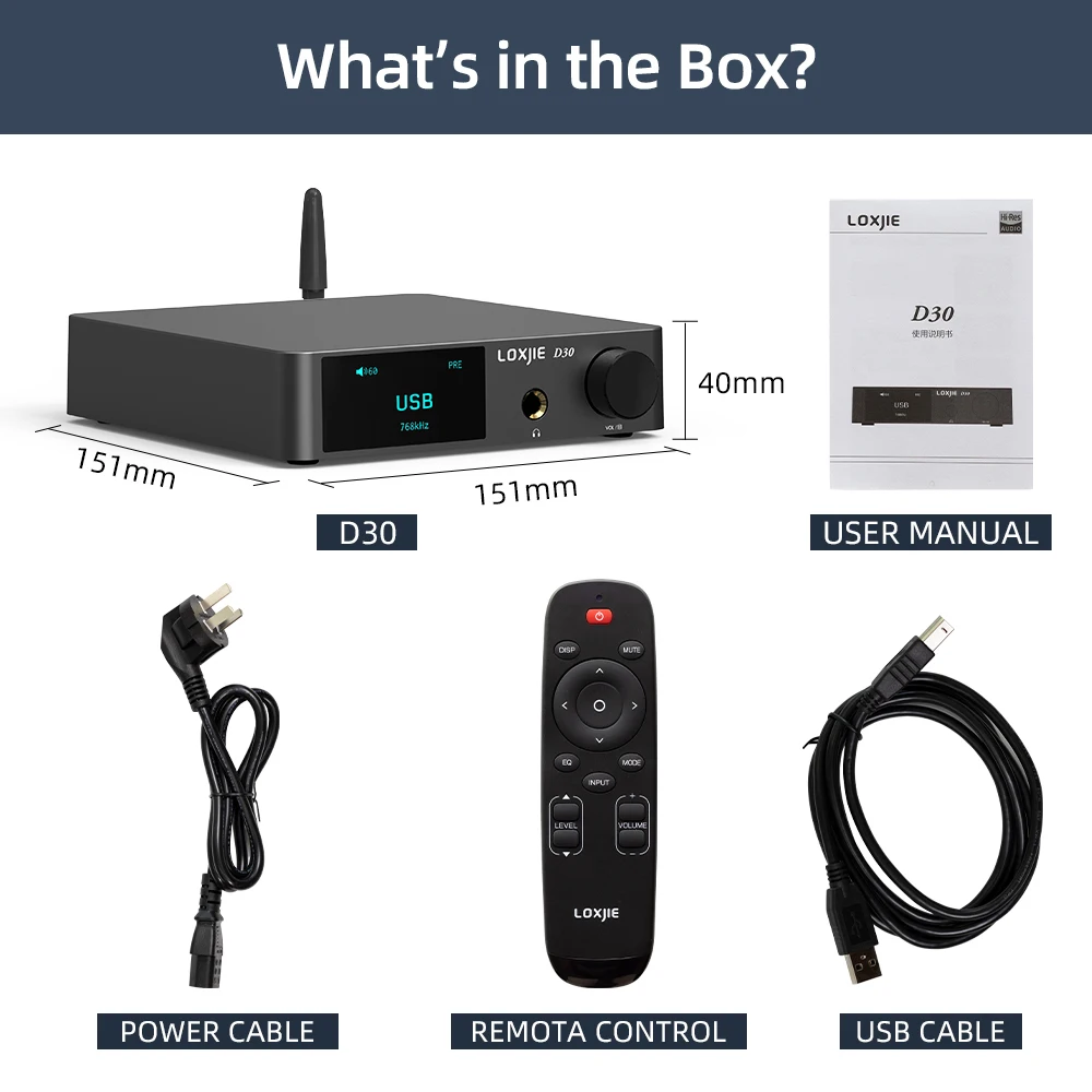 LOXJIE D30 Desktop Auricolare Partner HIFI Audio Digitale DAC e Amplificatore Per Cuffie AK4493EQ BLUETOOTH 5.0