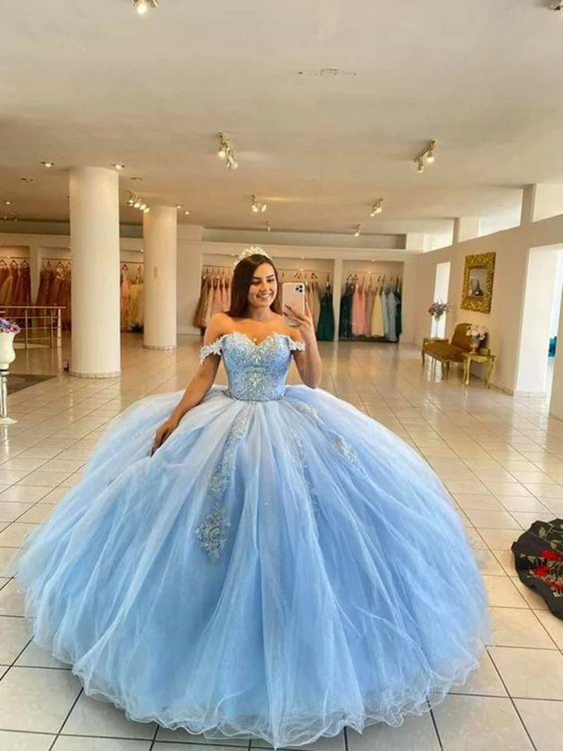 فستان نسائي من قماش التول من Angelsbridep فساتين كوينسيانيرا لعام 2021 مزين بالخرز Vestido De 15 Anos بأربطة من الدانتيل الحلو 16 فستان رداء De Bal