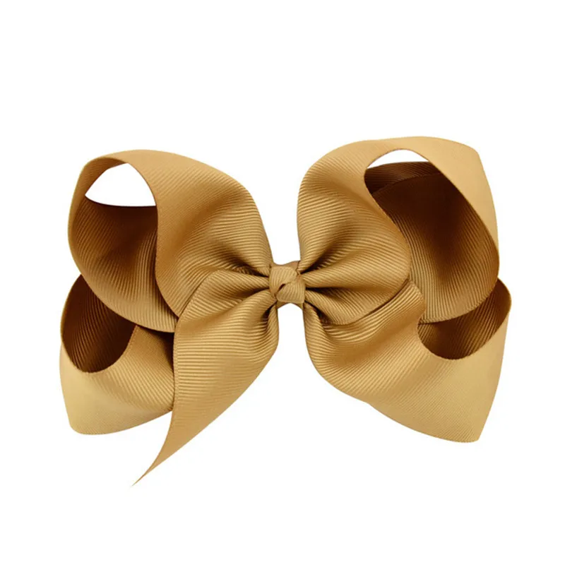 10pcs 3/4/6/8inch Handmade Hair Bows With Clips For Girls Kids Solid Grosgrain Ribbon Hair Bow Boutuique Hair Accessories