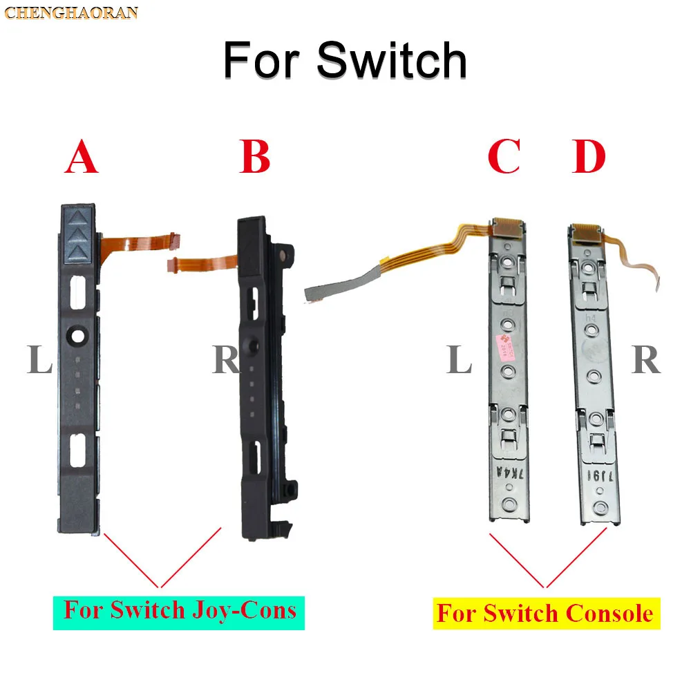 1PC 1pair 1set New L R LR Slide Left Right Sliders Railway replacement for Nintend switch Console Rail for NS Joy-con Controller