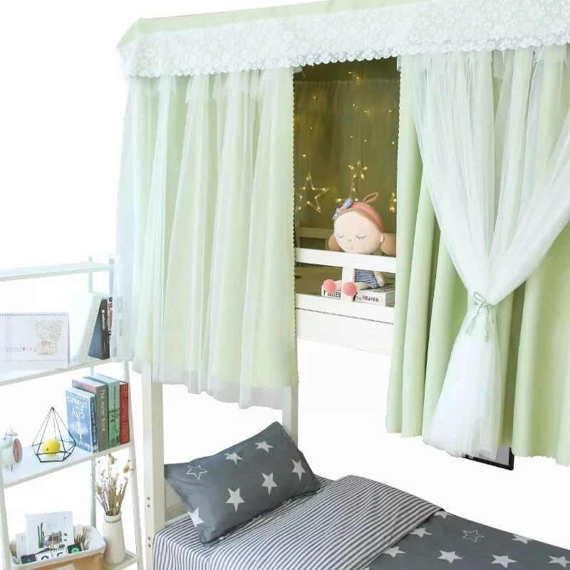 Creen Mosquito Nets Young Girls Bed Curtains Student Dormitory Bedroom Upper Floor Curtains Mosquito Repellent Tent