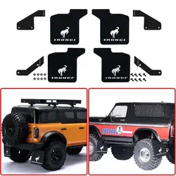 Mudflaps metalowy błotnik gumowy do Traxxa Trx4 Bronco 2021 wspornik metalowy części do zdalnie sterowanego samochodu akcesoria Carro De Control Remoto