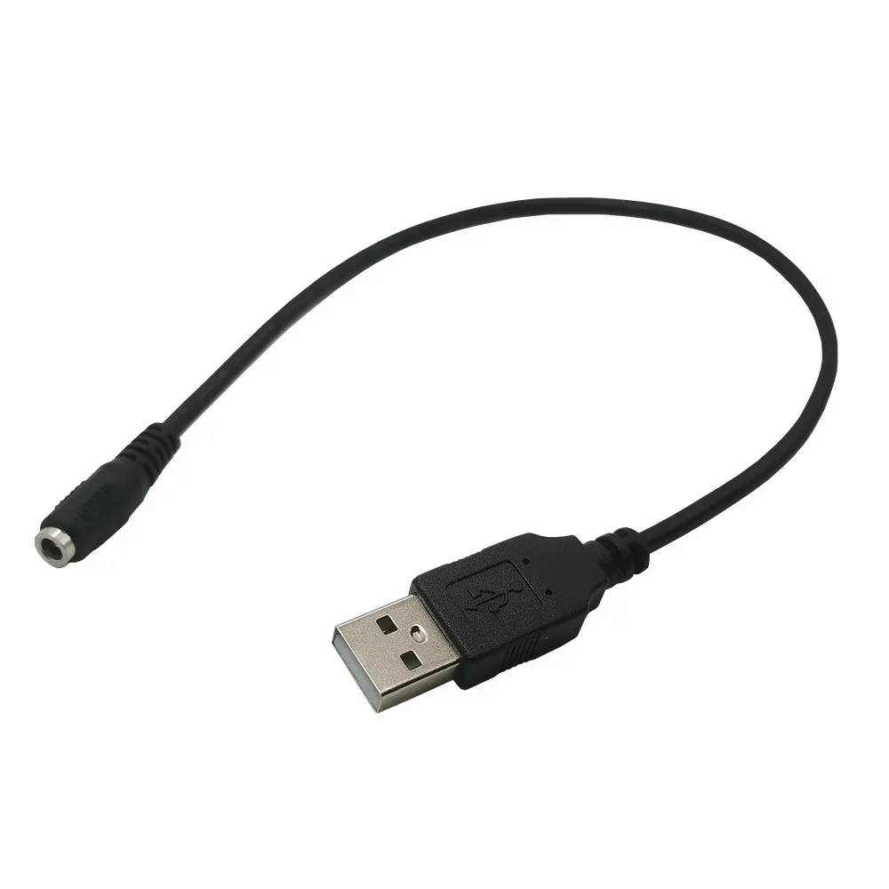 1pcs 3.5*1.35mm Female DC Power Jack to USB Male Plug with 25cm Cable Charging Connector