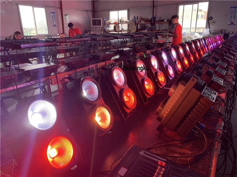 

4 eyes COB dmx led blinder audience light 4x100w rgbw 4in1 cob led blinder audience beam light