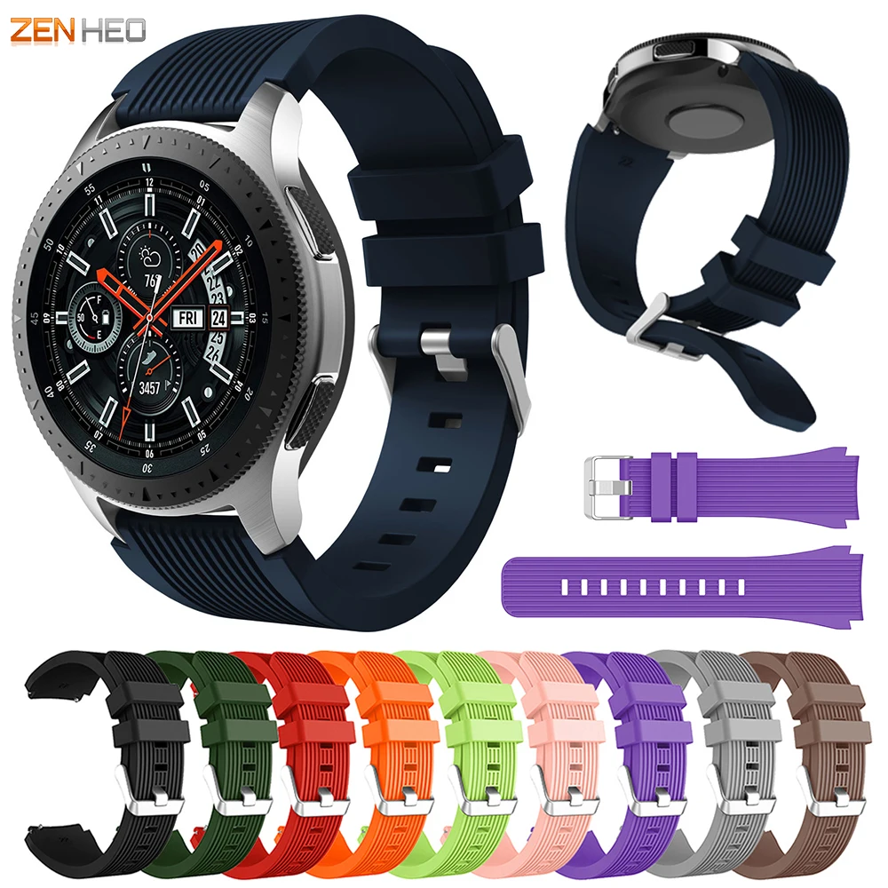 Correa de silicona de 22mm para Samsung Galaxy Watch, 46mm, 45mm, Gear S3, Huawei Watch GT, GT2 Pro, GT3, 46mm