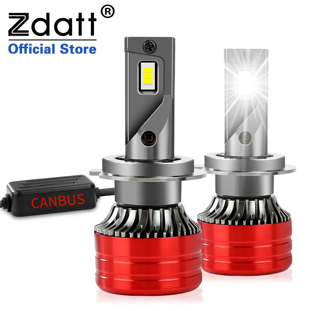 H1 H4 H7 H11 HB3 HB4 Led Headlight CANbus 20000LM 12V 6000K Car Light 9005 9006 Fog Lamp Turbo 3570 Chip 300% Brightness 2PCS