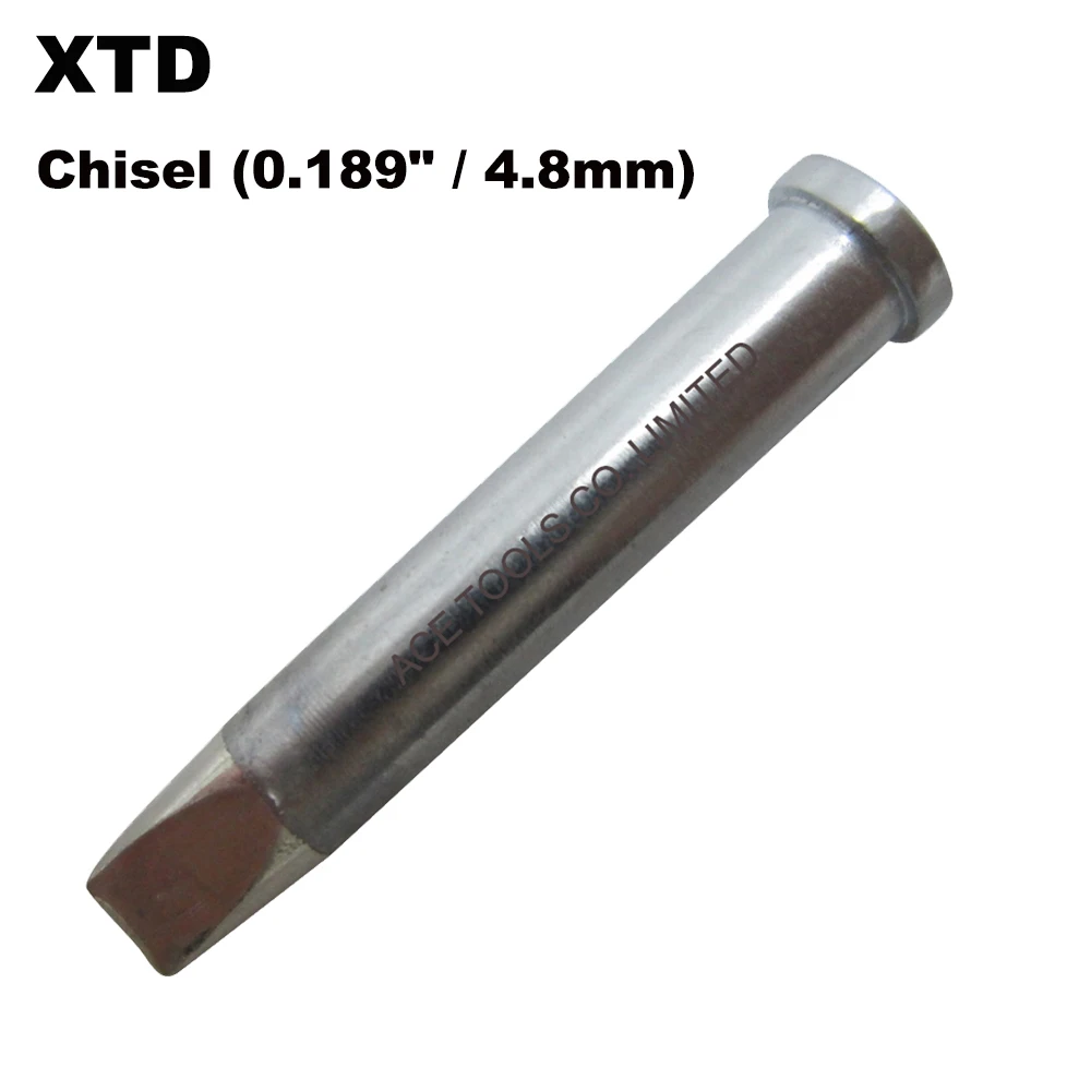 

XTD Replacement Soldering Tip Chisel Fit WELLER WXP120 WP120 WP120IG WX1010 WX2020 WT1010H WD1000HPT WXMP120 Station Iron