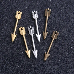 30PCS 5*30MM Three Colors Zinc Alloy mini Small Arrow Charms Diy Jewelry Findings Jewelry Accessories