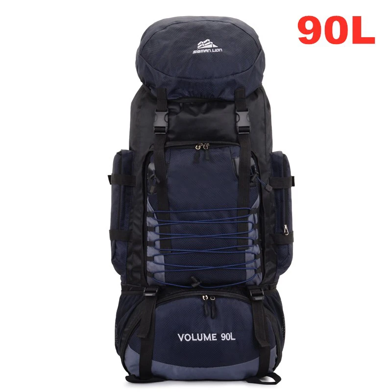 

Large 90L Outdoor Mountaineering Backpack Waterproof Hiking Camping Trekking Backpack Climbing Rucksack Travel Sport Blaso Bag