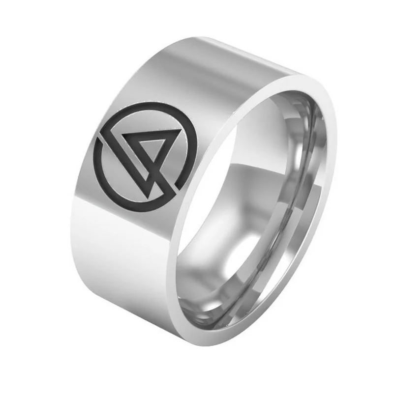 Top Grade Titanium Steel Man Ring Finger Ring Accessories Fashion Music Circlet Valentines Gift Ring Bright Finish Wholesale