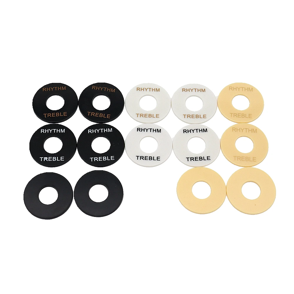 5PCS LP EPI Guitar Toggle Switch Washer Plate  Marker Washer Rhythm Treble Ring For Electric Guitar Accessories Replacement