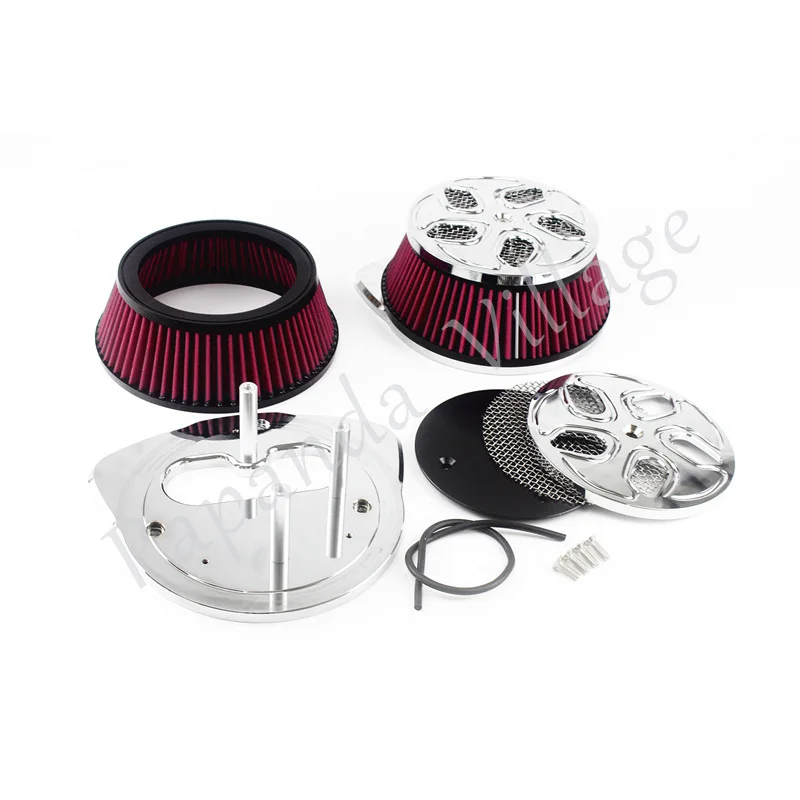 For Suzuki Boulevard M109R M109RZ 2006-2019 XXX Big Plus Dual Twin Air Filter High Flow Air Cleaner Kit For VZR 1800 Intruder