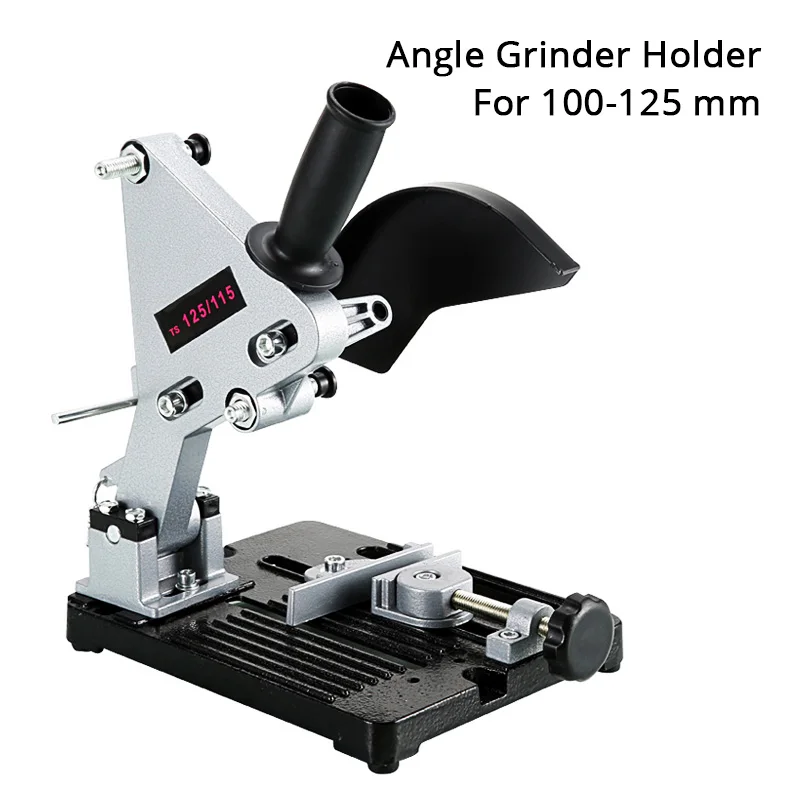 100-125 Angle Grinder Holder Stand Grinder Cutter Support Bracket DIY Cutting Machine Cast Iron / Iron Base