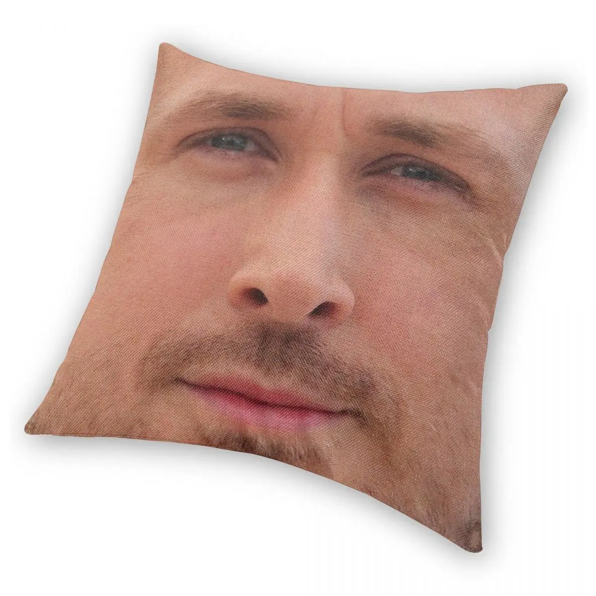 Ryan Gosling Face II – taie d\'oreiller carrée en Polyester, lin, velours, motif, fermeture éclair, décoration, housse de coussin pour la maison