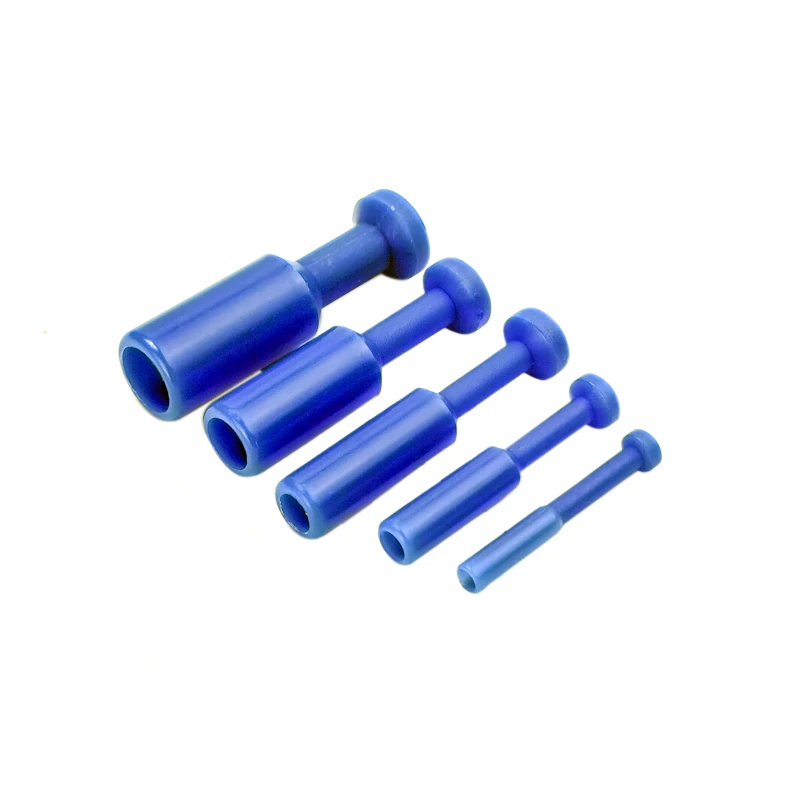 Blue Nylon Pneumatic Blanking Plug Hose Tube Push Fit Connector Air Line 10PCS PP4, PP6, PP8, PP10, PP12