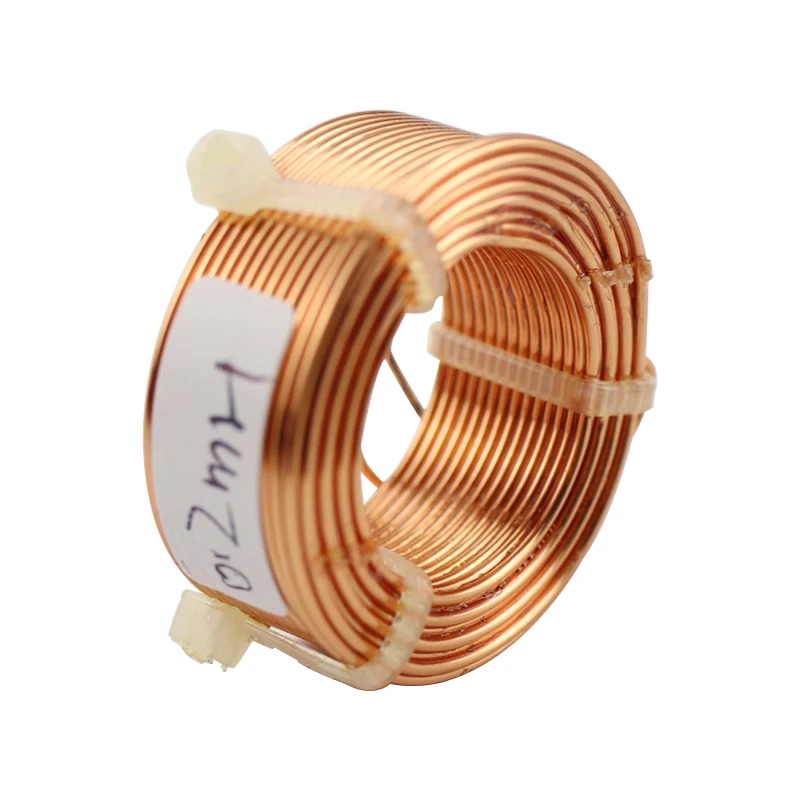 GHXAMP 0.8mm Speaker Crossover Inductance Copper coil Oxygen Free Copper Inductor HIFI Audio Accessories 0.2mH 0.8mH 1.2mH 1Pcs