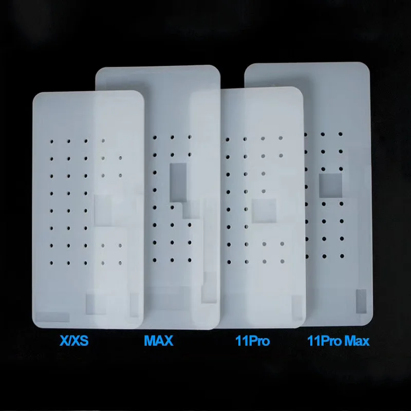 แผ่นยางซิลิโคนกันลื่นสำหรับโทรศัพท์11 PRO MAX Pro 11 x XS XS MAX ฉนวนกันความร้อนสูงแผ่นดูดสุญญากาศพร้อมรู