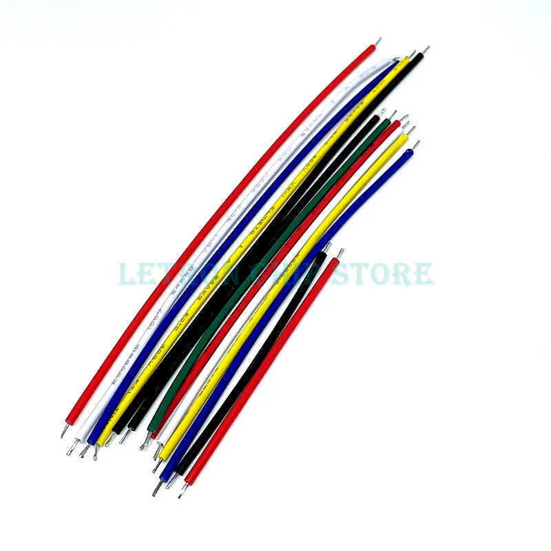 130PCS 24AWG Tin-Plated Breadboard PCB Solder Cable 5cm 8cm 10cm 13 Types Fly Jumper Wire Tin Conductor Wires Connector Wire kit