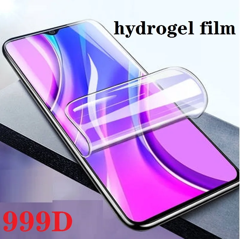 Hydrogel film Redmi 9a Case Redmi9 Phone Cover for Xiaomi Redmi9a 9c 9i 9 A C I with Redmi9c A9 Protective 2in1