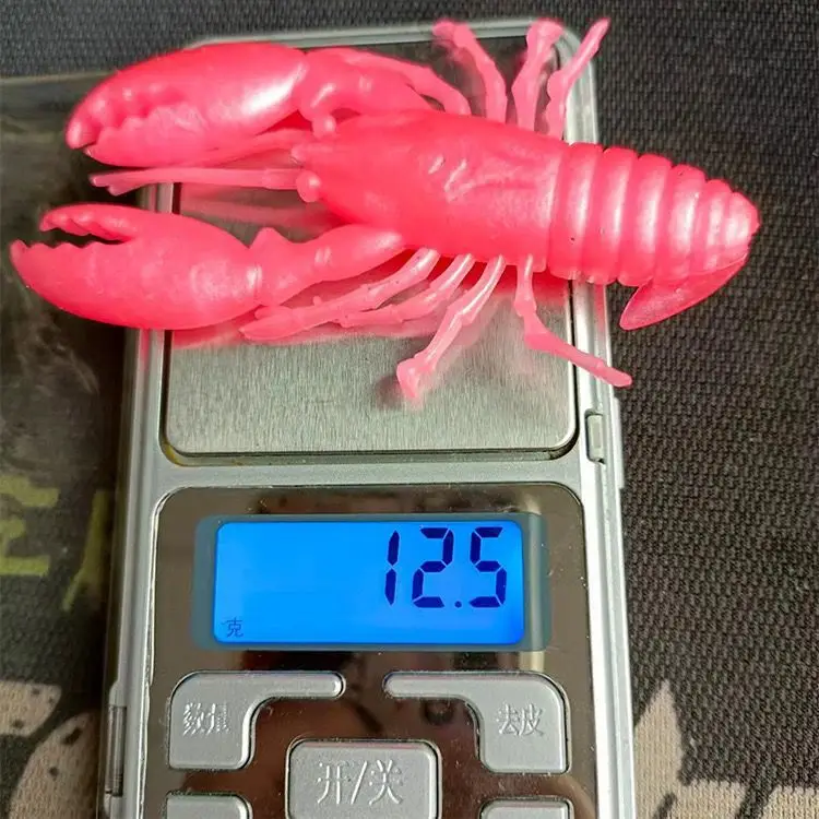 Simulation Hummer Angeln Köder Hohl Spezielle Geformte Garnelen Weichen Köder 9 cm Wurm Künstliche Köder Lot 5 Stück Verkauf – Detail 6