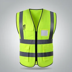 High Visibility Reflective Vest Working Clothes Motorcycle Cycling Sports Outdoor Reflective Safety Clothing Reflective Jacket